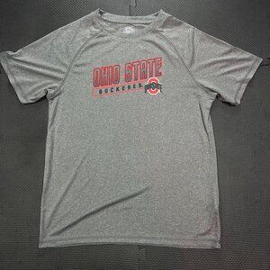 Ohio State Buckeyes Gray Moisture-Wicking Polyester T-Shirt XL